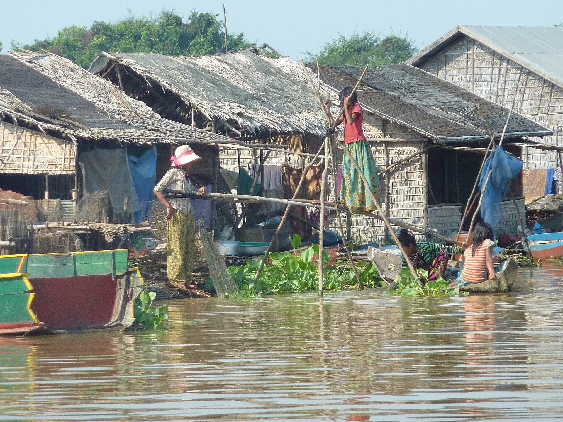 Le Tonlé Sap : les villages flottants